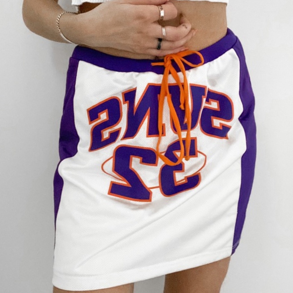 VINTAGE PHOENIX SUNS UPCYCLED JERSEY SKIRT